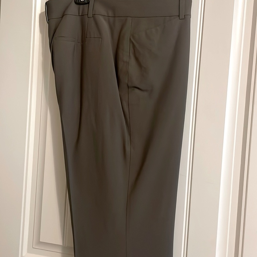 Ann Taylor Lined Suiting Pants - Size 16 - Dark Grey/Green